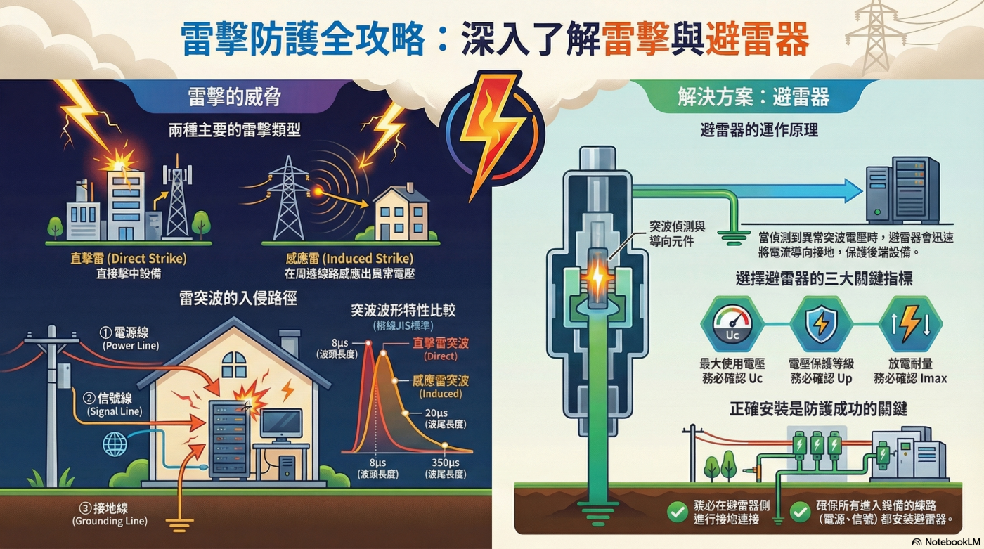 雷雲形成原理示意圖